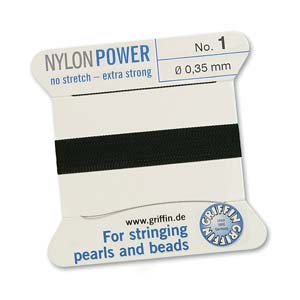 Griffin Nylon Black 2 meter card size 0