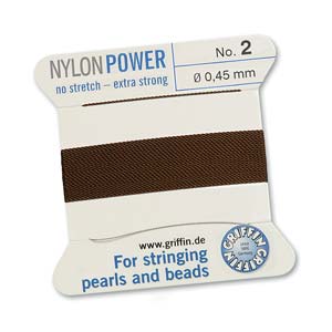 Griffin Nylon Brown 2 meter card size 2