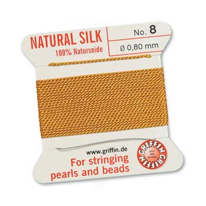 Griffin Silk Amber 2 meter card size 8