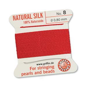 Griffin Silk Red 2 meter card size 8