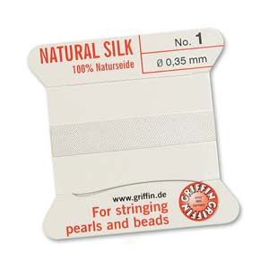 Griffin Silk White 2 meter card size 1