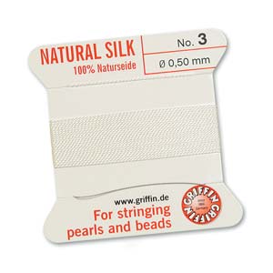 Griffin Silk White 2 meter card size 3