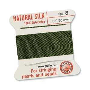 Griffin Silk Olive 2 meter card size 8
