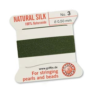 Griffin Silk Olive 2 meter card size 3