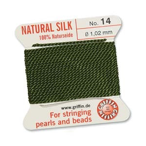 Griffin Silk Olive 2 meter card size 14