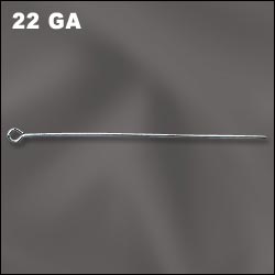 22 AWG 2 inch sterling silver eyepin