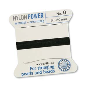 Griffin Nylon Black 2 meter card size 0