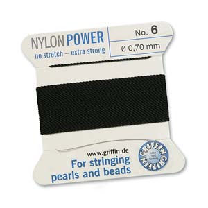 Griffin Nylon Black 2 meter card size 6
