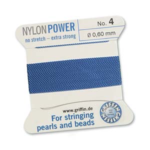 Griffin Nylon Blue 2 meter card size 4