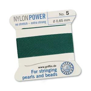 Griffin Nylon Green 2 meter card size 5