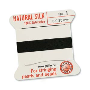 Griffin Silk Black 2 meter card size 0