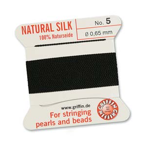 Griffin Silk Black 2 meter card size 5