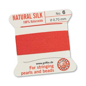 Griffin Silk Coral 2 meter card size 6