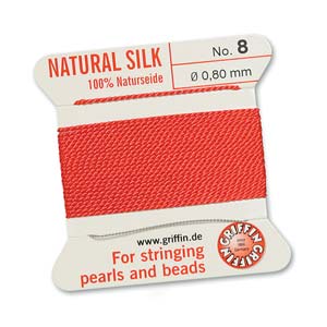 Griffin Silk Coral 2 meter card size 8