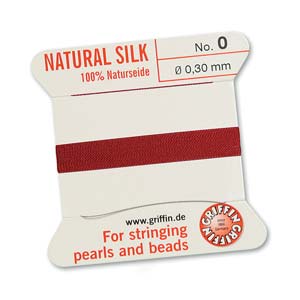 Griffin Silk Garnet 2 meter card size 0