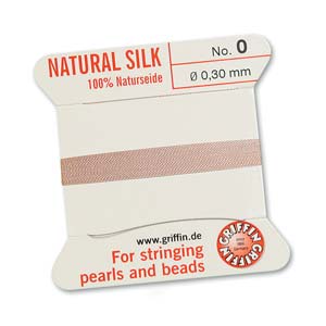 Griffin Silk Light Pink 2 meter card size 0