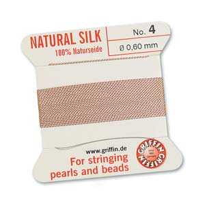 Griffin Silk Light Pink 2 meter card size 4