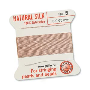 Griffin Silk Light Pink 2 meter card size 5