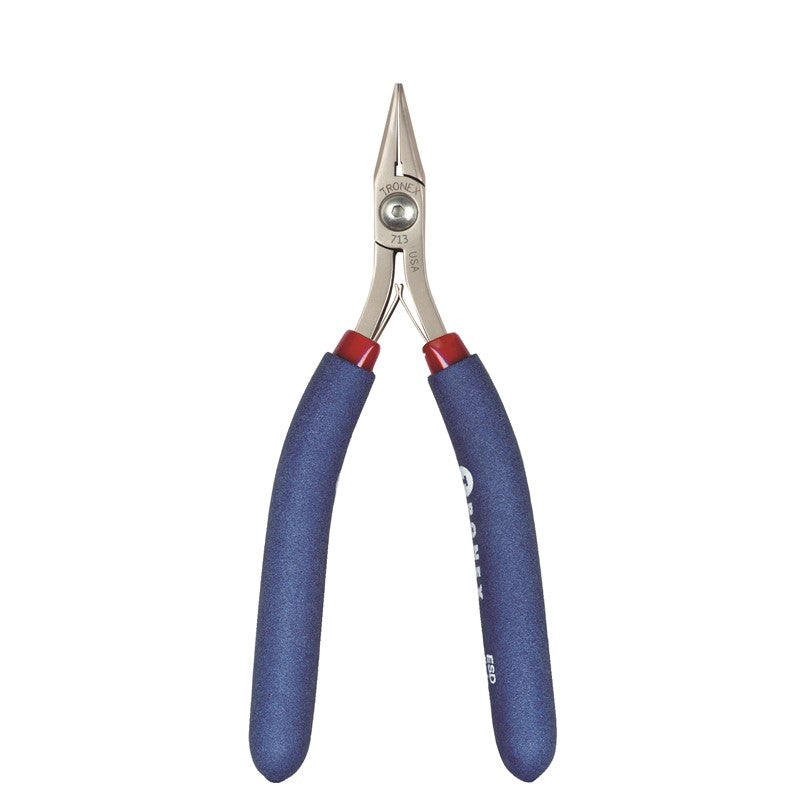 P713 - PLIER, CHAIN NOSE-SHORT SMOOTH JAW LONG