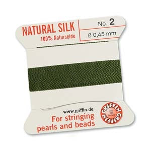 Griffin Silk Olive 2 meter card size 2
