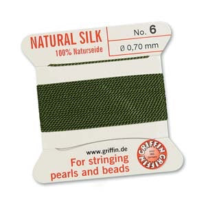 Griffin Silk Olive 2 meter card size 6